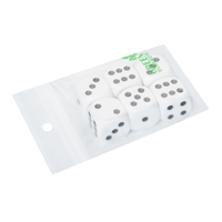 Gripzakjes bio-based 55 x 65 mm - 50 micron BIO PE - per 1000 stuks