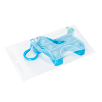 Gripzakjes bioplastic (bio-based) 80 x 120 mm (A7) - 50 micron BIO PE - per 1000 stuks