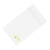 Gripzakjes composteerbaar (bio-based) 60 x 80 mm - 50 micron PLA - per 1000 stuks
