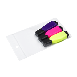 Gripzakjes transparant 70 x 100 mm - 50 micron PP - per 1000 stuks