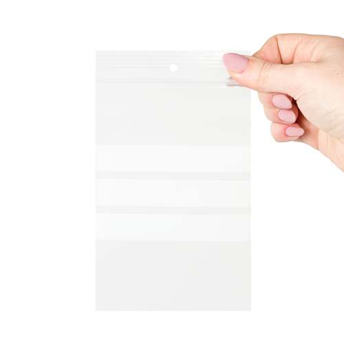 Gripzakjes met schrijfvlakken 100 x 150 mm - 50 micron LDPE - per 1000 stuks-3