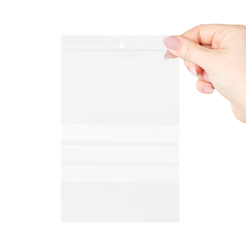 Gripzakjes met schrijfvlakken 150 x 200 mm - 50 micron LDPE - per 500 stuks-2