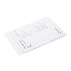 Gripzakjes met schrijfvlakken 230 x 320 mm (A4) - 50 micron LDPE - per 100 stuks