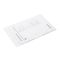 Gripzakjes met schrijfvlakken 230 x 320 mm (A4) - 90 micron LDPE - per 100 stuks