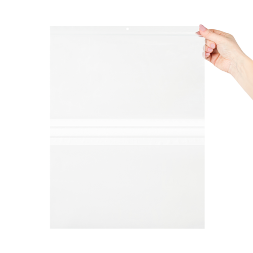 Gripzakjes met schrijfvlakken 350 x 450 mm (A3) - 50 micron LDPE - per 100 stuks-3
