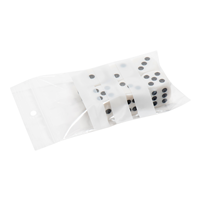 Gripzakjes met schrijfvlakken 60 x 80 mm - 90 micron LDPE - per 1000 stuks
