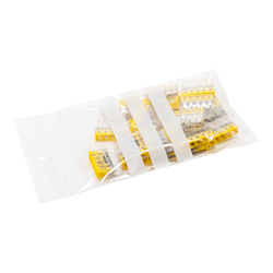 Gripzakjes met schrijfvlakken 80 x 120 mm (A7) - 50 micron LDPE - per 1000 stuks