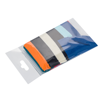 Headerbag transparant 100 x 150 + 30 mm - per 100 stuks
