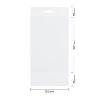 Headerbag transparant 120 x 180 + 30 mm (A6) - per 100 stuks-1