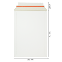 Kartonnen enveloppen 250 x 353 mm (B4) - per 100 stuks-1