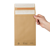 Verzendzakken 162 + 40 x 229 mm papier (E-Green) met retourstrip - per 250 stuks-3