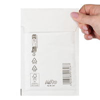 Luchtkussen enveloppen 100 x 165 mm wit (11/A) - per 200 stuks-3