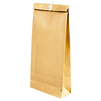 Monsterzak 100 x 245 x 40 mm bruin kraft - per 250 stuks