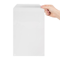 Transparante enveloppen 225 x 305 mm (A4) - 45 micron LDPE - per 100 stuks-2
