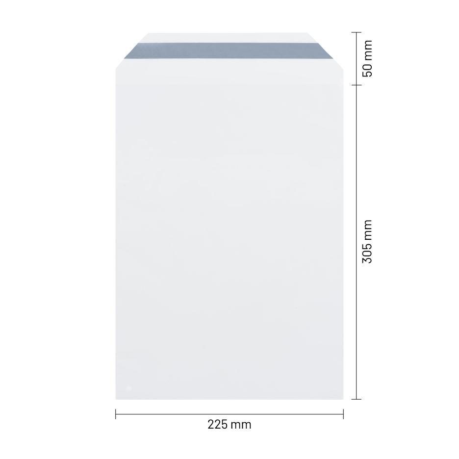 Envelop-discounnt - 50 enveloppen met venster, C5 = 229 x 162 mm, met laser bedrukbaar, zakelijke enveloppen, met plakstrips, eerlijk verpakt in Berlijn
