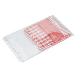 Transparante enveloppen 250 x 350 mm (B4) - 45 micron LDPE - per 100 stuks