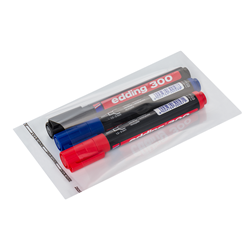 Transparante enveloppen 100 x 150 mm - 30 micron OPP - per 1000 stuks