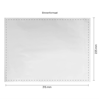 Paklijst enveloppen 225 x 315 mm (A4) plastic - opening korte zijde - per 500 stuks-2