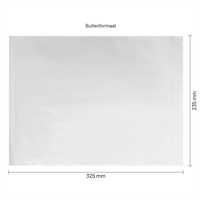 Paklijst enveloppen 225 x 315 mm (A4) plastic - opening korte zijde - per 500 stuks-3