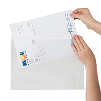 Paklijst enveloppen 328 x 235 mm (A4) plastic - onbedrukt - per 500 stuks-2