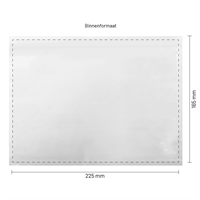 Paklijst enveloppen 225 x 165 mm (A5) plastic - onbedrukt - extra sterk - per 1000 stuks-3