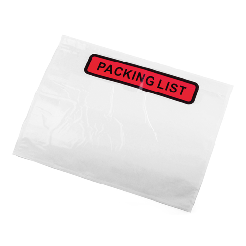 Paklijst envelop 225 x 165 mm (A5) - Packing List - per 1000 stuks