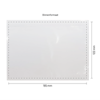 Paklijst enveloppen 165 x 122 mm (A6) plastic - onbedrukt - per 1000 stuks-3
