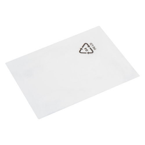 Vlakke zakken 100 x 125 mm - 100 micron LDPE - per 1000 stuks-2