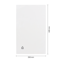 Vlakke zakken 250 x 400 mm - 100 micron LDPE - per 1000 stuks-1