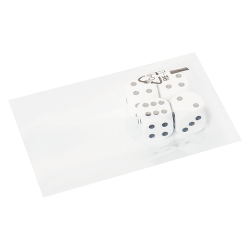 Vlakke zakken 70 x 100 mm - 50 micron LDPE - per 1000 stuks