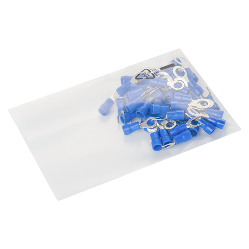Vlakke zakken 80 x 120 mm - 100 micron LDPE - per 1000 stuks