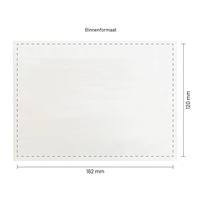 Paklijst enveloppen 162 x 120 mm (A6) papier - onbedrukt - per 1000 stuks-3