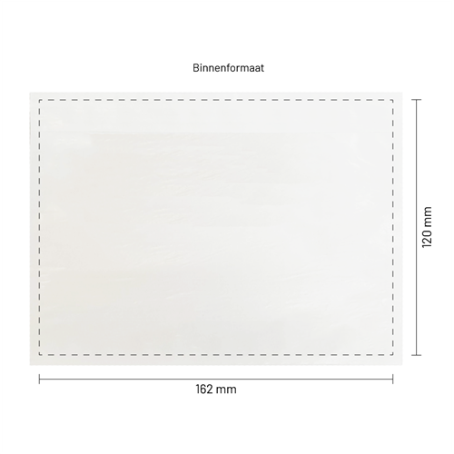 Paklijst enveloppen 162 x 120 mm (A6) papier - onbedrukt - per 1000 stuks-3