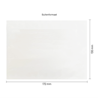 Paklijst enveloppen 162 x 120 mm (A6) papier - onbedrukt - per 1000 stuks-1