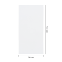 Vlakke zakken 110 x 220 mm - 40 micron PP - per 1000 stuks-1