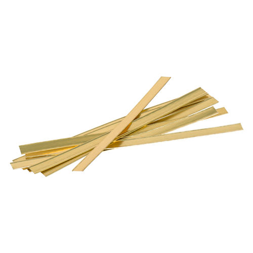 Sluitclips 140 mm - goud - per 1000 stuks-2