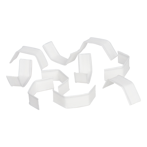 Sluitclips (U-Clips) 33 mm - wit - per 1000 stuks-2