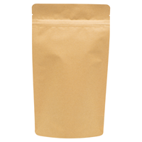 Stazakken kraftpapier composteerbaar (bio-based) 130 x 225 mm (500 ml) - per 100 stuks
