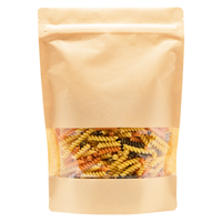 Stazakken kraftpapier met venster 180 x 225 mm (1000 ml) - per 100 stuks