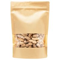 Stazakken kraftpapier met venster 210 x 270 mm (2000 ml) - per 100 stuks