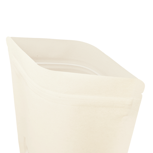 Stazakken kraftpapier wit met venster 85 x 110 mm (100 ml) - per 100 stuks-2