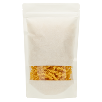 Stazakken kraftpapier wit met venster 160 x 240 mm (750 ml) - per 100 stuks