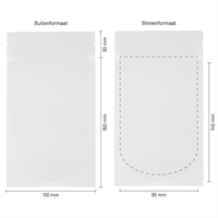 Stazakken transparant 110 x 160 mm (250 ml) - per 100 stuks-3