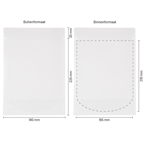 Stazakken transparant 180 x 225 mm (1000 ml) - per 100 stuks-3