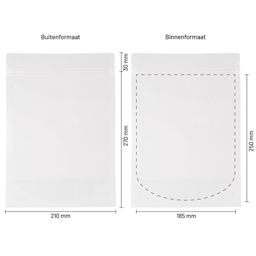 Stazakken transparant 210 x 270 mm (2000 ml) - per 100 stuks-3