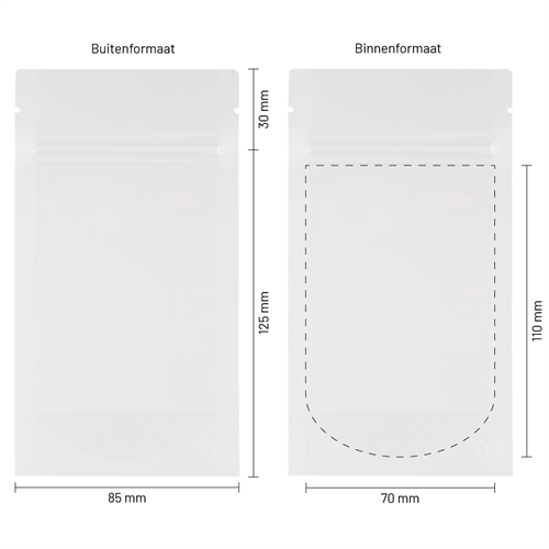 Stazakken transparant 85 x 125 mm (100 ml) - per 100 stuks-3