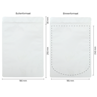 Stazakken wit 180 x 255 mm (1000 ml) - per 100 stuks-3