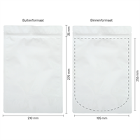 Stazakken wit 210 x 270 mm (2000 ml) - per 100 stuks-3