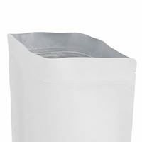 Stazakken aluminium mat wit 85 x 110 mm (100 ml) - per 100 stuks-2