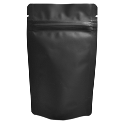 Stazakken aluminium mat zwart 85 x 110 mm (100 ml) - per 100 stuks